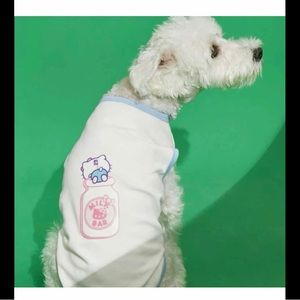SHEIN Hello Kitty Milk Bottle Dog Shirt